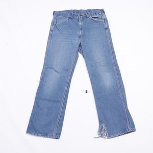 80s Tour De France Mens 34x29 Bootcut Jeans Blue